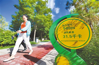<p>　　公園里、廣場(chǎng)上、社區(qū)內(nèi)……隨處可見(jiàn)的公共體育設(shè)施讓人們?cè)诩议T(mén)口就能進(jìn)行全方位的體育鍛煉。2016年以來(lái)，銀川市新建各類(lèi)小微公園48處，初步營(yíng)造出了“300米見(jiàn)綠、500米入園”的綠色生活環(huán)境。（資料照片）</p>